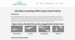Desktop Screenshot of cgdglasscountertops.com