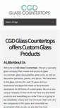Mobile Screenshot of cgdglasscountertops.com